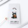 Key keychain notebook "Raccoon", 5.5 x 7.5 cm