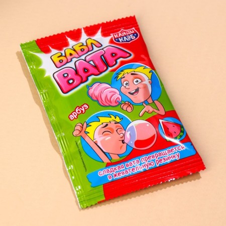 Chewing gum is a sweet wool "sweeter than you", taste: watermelon, 5 g.-3