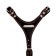 Leather slide "Guard", 2.5 cm, Osh40-66 cm, og 81-100 cm, black