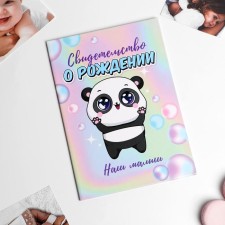 Folder for birth certificate 
