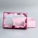 The box is folding, the lid is, "flowers", 30 x 20 x 9 cm with a window