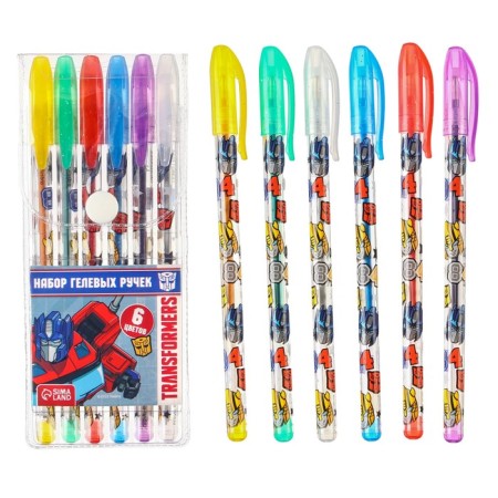 Ballic handle with sparkles, 6 colors, transformers-6