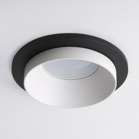 Luminaire Interceptible Elektrostandard, Solar, 92x92x35.5 mm, GU10, white, black color-1