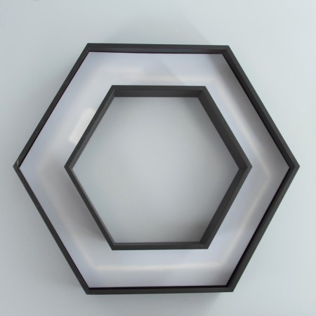 Huxon chandelier LED 36W 4000K Black 60x60 cm Bayerlux-3