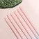 A set of candles in the cake, 6 pieces "Happy", 17 cm, pink with blue