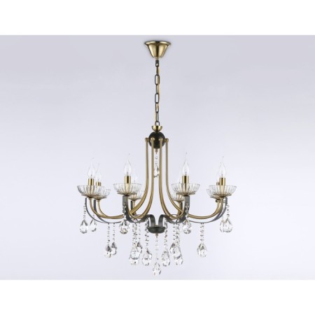 Crystal chandelier with Ambrella Light, Classic, Tr4953, 8HE14, Black Color, Gold-4