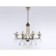 Crystal chandelier with Ambrella Light, Classic, Tr4953, 8HE14, Black Color, Gold