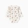 Body baby with long sleeve, white color, height 68