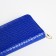 Women's wallet with lightning, blue color