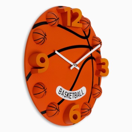Children's wall clock "Basketball", discrete move, D-30 cm-1