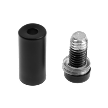 Remote holder for plates, 12x30 mm, black color, set 10 pcs.-1