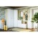 Olivia shoe cabinet, 602x384x512, white tree/oak sonoma