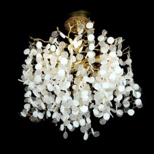 Crystal chandelier Gerhort G31322/8GD+CL+WT, 8x5W, G9, 40x60x60 cm, Golden color