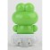 Non-light nightlight NN-608-SW-GR in a socket with a switch, color is green
