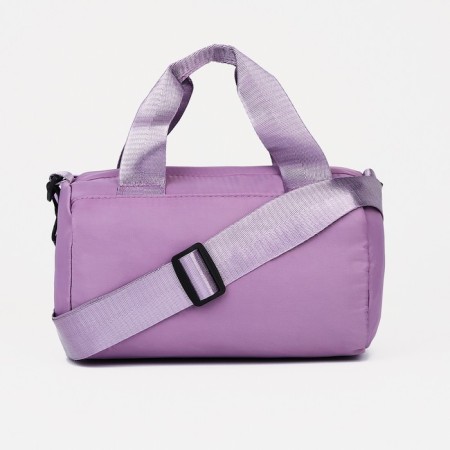 Sports bag with lightning, external pocket, lilac color-1