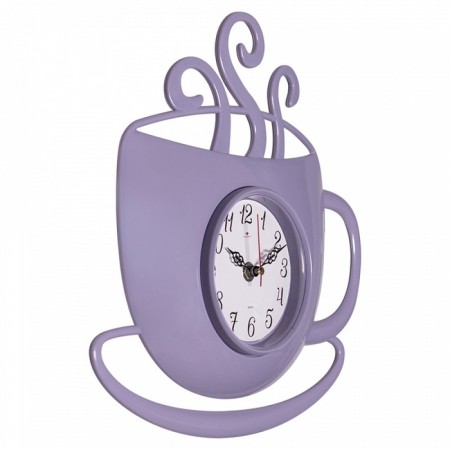 Watch wall, interior "cup with haze", silent, 31.5 x 30.5 cm-1