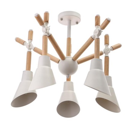 Chandelier 1060/5wt e27 60W white 73x73x60 cm-2