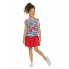 Dress for girls, height 86 cm, blue color