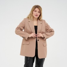 Women's jacket Mist Plus-Size, r.58, beige