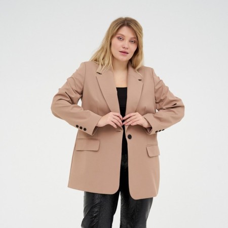 Women's jacket Mist Plus-Size, r.58, beige