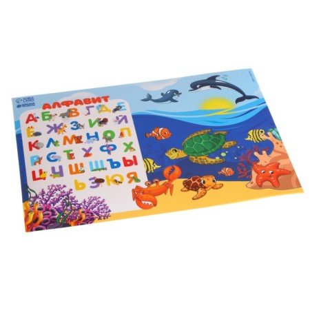 Mickening rug with non -slip coating "Sea World" 29.7x21 cm-2