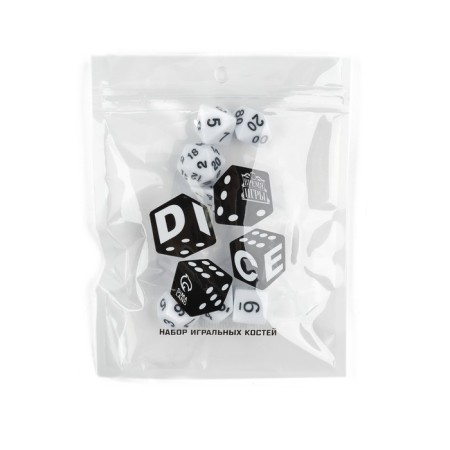 Cubes set for D&D (Dungeons and Dragons, DND), series: D&D, "Game time", 7 pcs-2