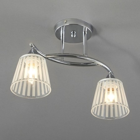 Ceiling lamp 2x60W E27, size 38x12x25.5 cm-2