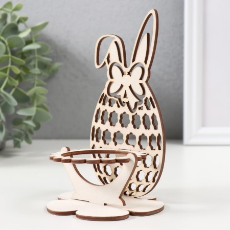 Starfish stand "Bunny" 8.8x8.8x14.5 cm (set 4 parts) white-3