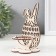 Starfish stand "Bunny" 8.8x8.8x14.5 cm (set 4 parts) white