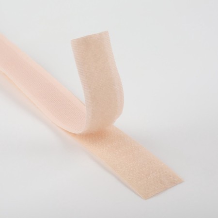 Velcro, 20 mm × 25 ± 1 m, beige color-2