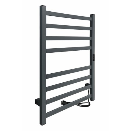 Electric towel Indigo Oktava Slim, 800x500 mm, timer, hidden installation, gray