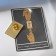 The “Tarot” icon of Fortune, colored in gold