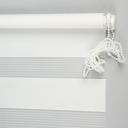 Curtain-rod "Day and Night", 140 x 160 cm, white color-2