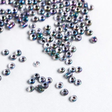 Beads "Zlatka" 08/0, 3 mm, 10 g 0214 Gray