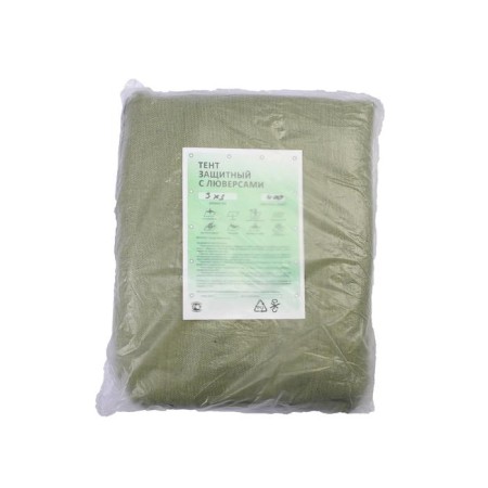 Trure is fireproof, 3 × 3 m, density 400 g/m², steps 3 m, khaki-3