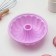 The form for baking the share "German cupcake. Curl ", silicone, 20 × 6 cm, pink color