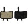 Boats for disk brakes M05-2 Organic (AVID BB7, All Juicy Models), length 31.2 mm