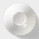 Ceramic “Illusion” salad bowl, 1.1 liters, white and gray color
