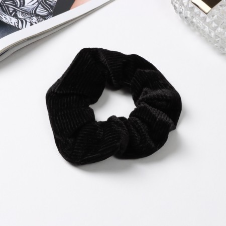 Hair elastic band "orbit" elite stripes tenderness, 10 cm, black-1