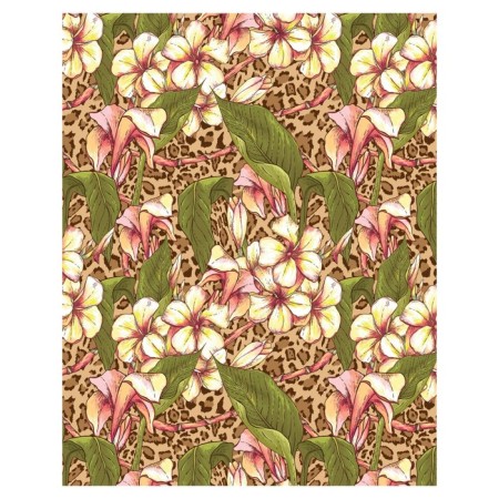 Pillow Roller "Flower greens, decorative, size 16x45 cm-1