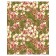 Pillow Roller "Flower greens, decorative, size 16x45 cm
