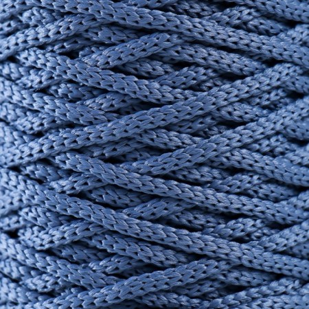 Knitting cord 100% polyester 3mm 100m/200 ± 20g (18-jeans)-2