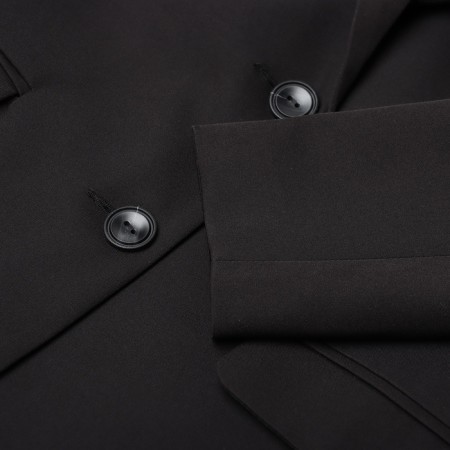 Women's jacket with Minaku scrap: Casual Collection Black Color, Rr. 42-10