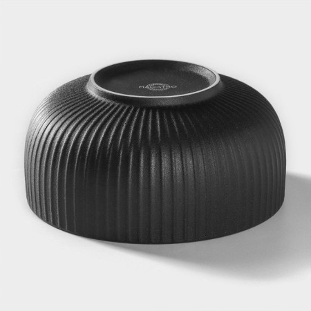 Porcelain bowl magistro line, 1.3 l, d = 17.5 cm, black color-2