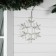 LED figure "Snowflake", 39 cm, Duralight, 72 LED, 220 V, flicker, glow of white/blue