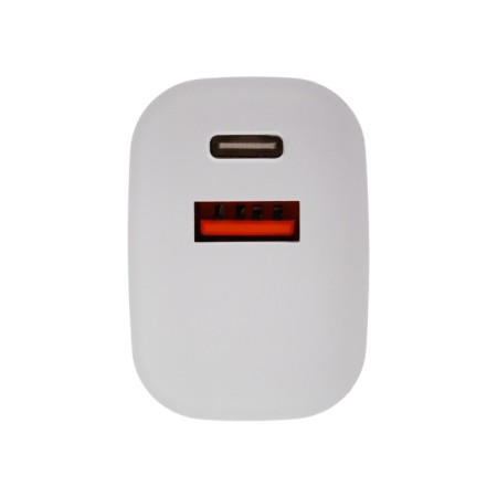 Network charger MAIMI C107, USB, 3 A, Type-C, 3 A, 20 W, PD, white-3