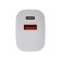 Network charger MAIMI C107, USB, 3 A, Type-C, 3 A, 20 W, PD, white