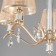 Alcamo chandelier, 5x40W E14, color gold