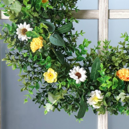 Wreath on the door Interior "Language Language" 44x44 cm-2