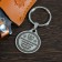 Keychain "Family Front commander", Med. Stal